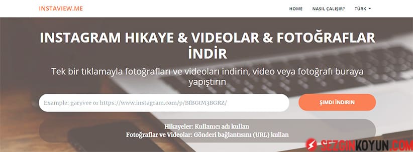 İnstagram foto indir ve İnstagram hikaye indirmek için muhteşem bir site.