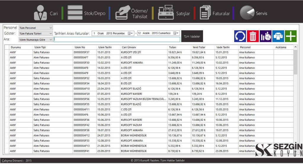 Kursoft Muhasebe Programı