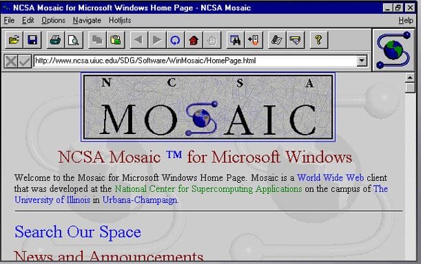 Mosaic Web Tarayıcısı