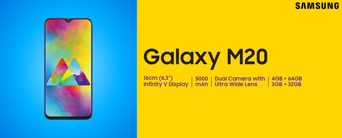 Samsung Galaxy M20 güncellemesi şarj suratını arttırıyor